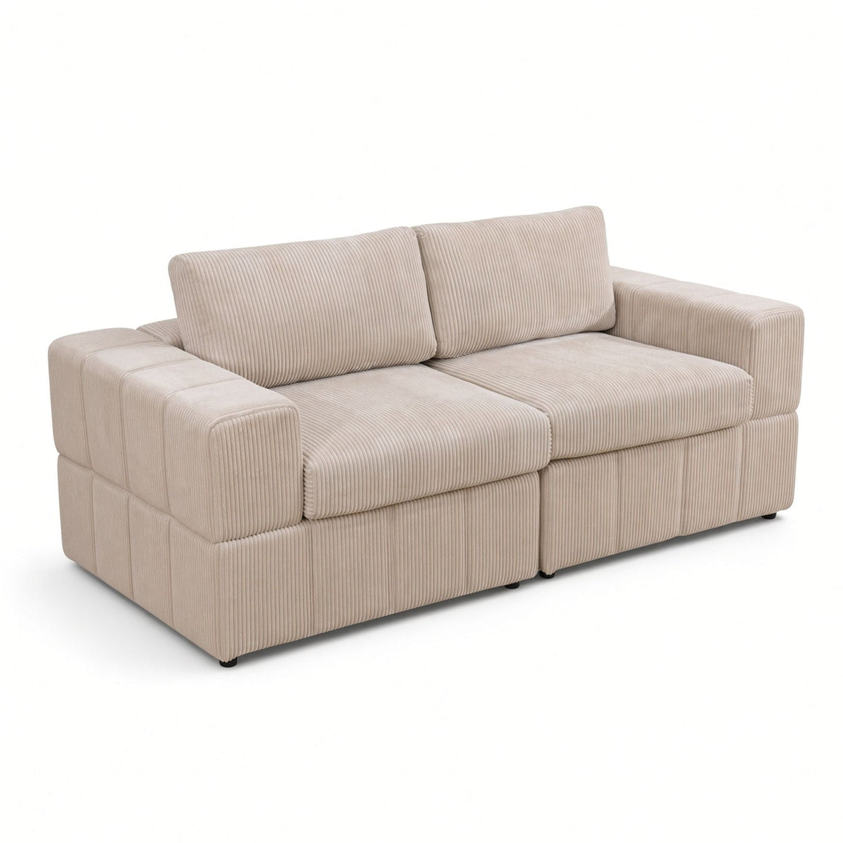Oversized Modular Loveseat Set Home Essentials