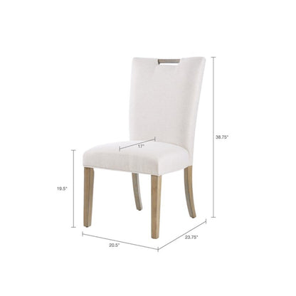 Braiden - Dining Chair Upholstered (Set of 2) - Natural JLA