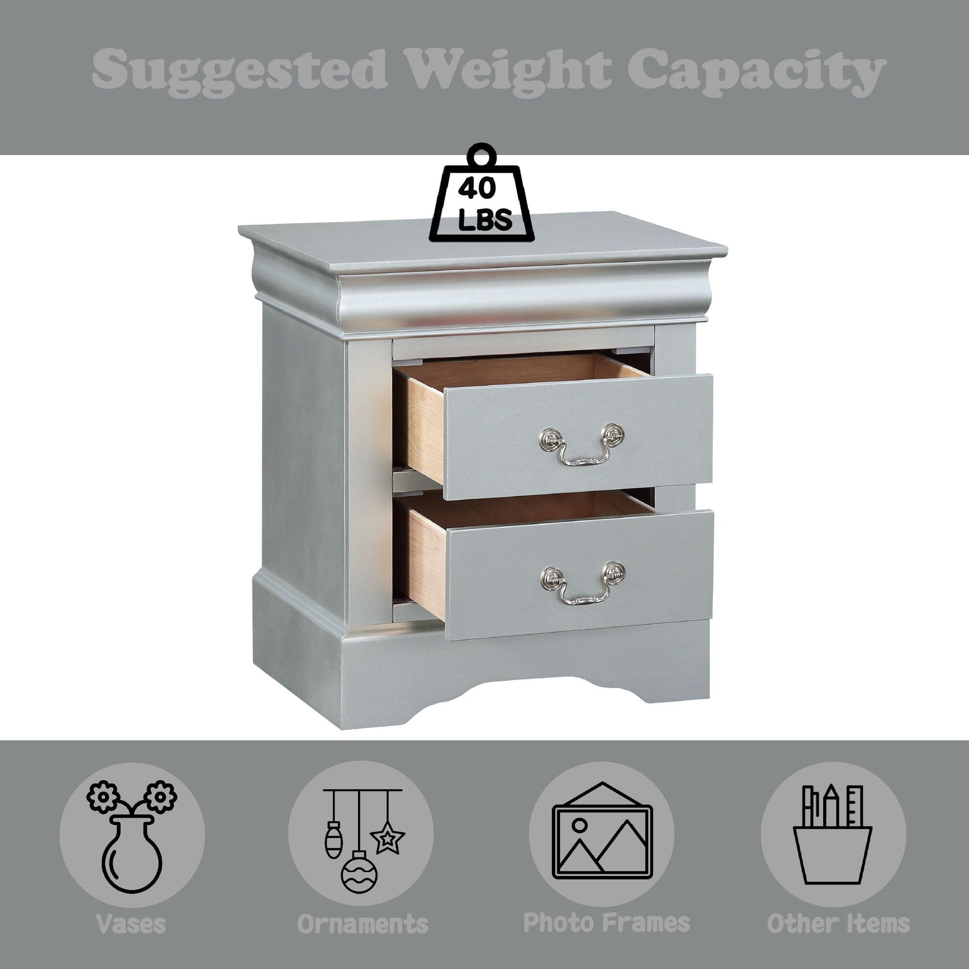 Louis Philippe - Accent Nightstand Acme