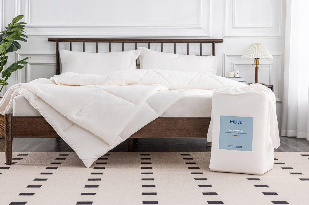 MLILY Soft Washed Down Alternative Comforter Set MLILY