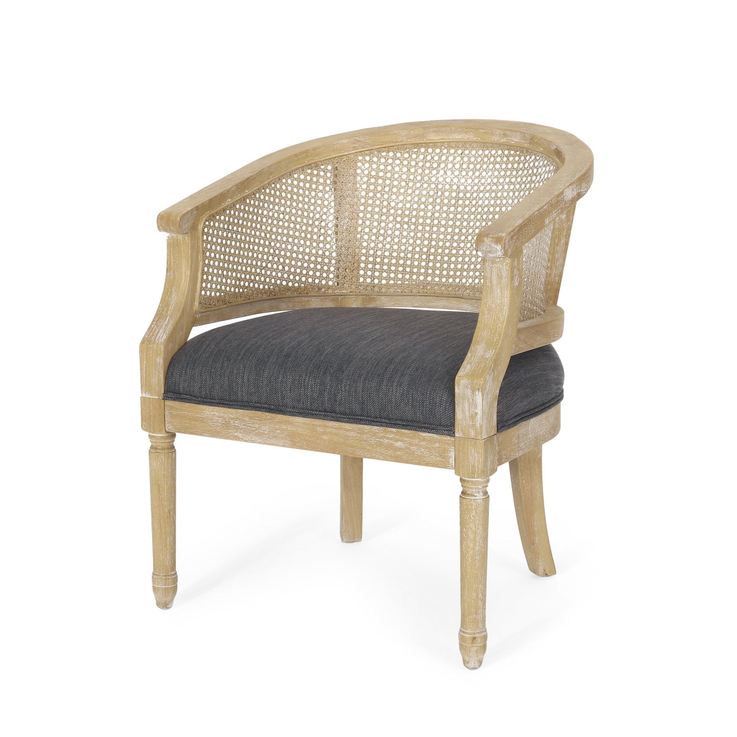 Curved Backrest Accent Chair Noble House