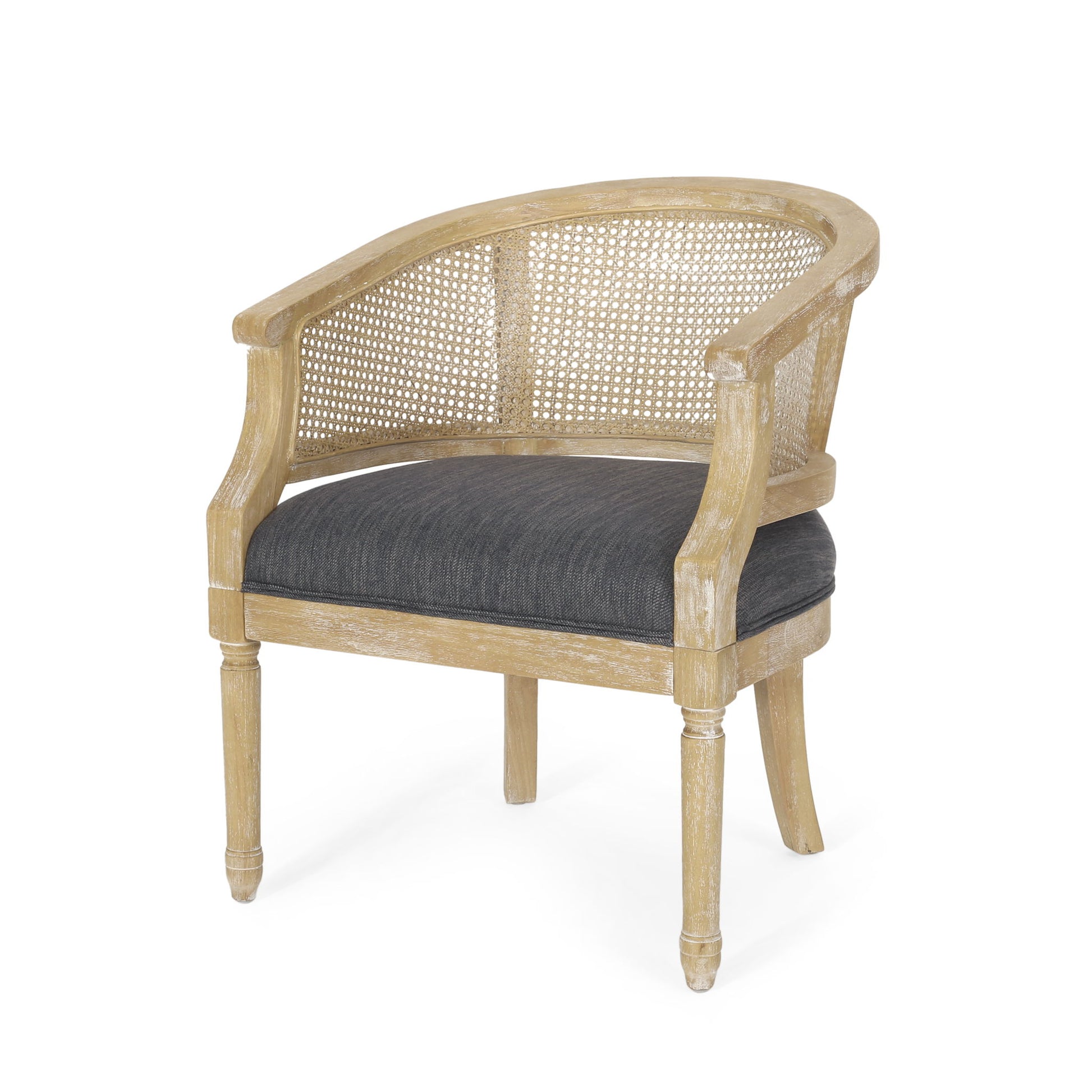 Curved Backrest Accent Chair Noble House