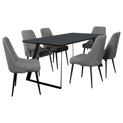 Smith - Rectangular Ceramic Top Dining Table Set Coaster Fine Furniture