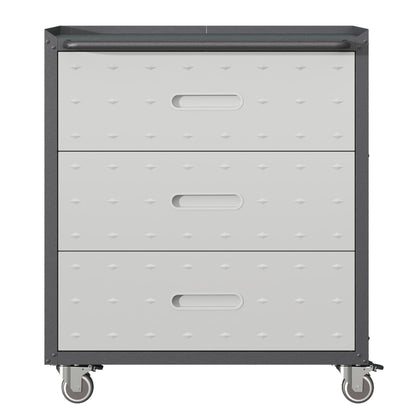 Heavy Duty Metal Storage Cabinet With Wheels 3 Drawer Tool Cabinet For Garage, Office, And Home Organizer Solutions Daily Nest