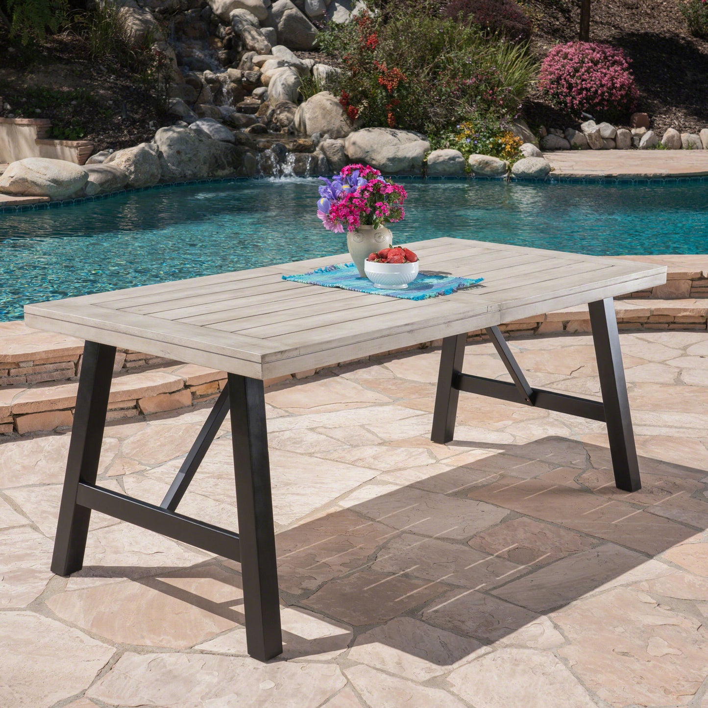 Bettina - Dining Table - Gray Noble House