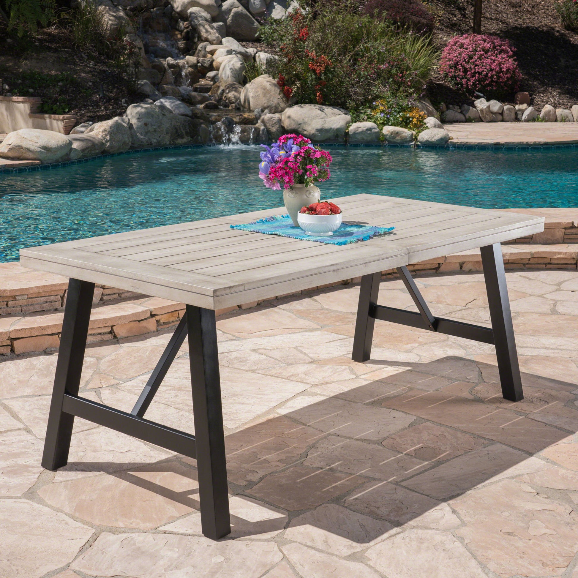 Bettina - Dining Table - Gray Noble House