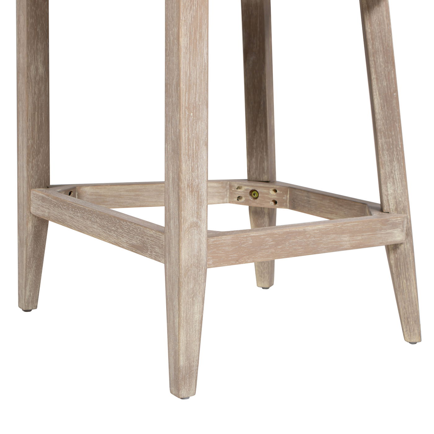 Newport - Coastal Curved Back Upholstered Counter Stool - Two Tone Neutral Gray Jennifer Taylor Home