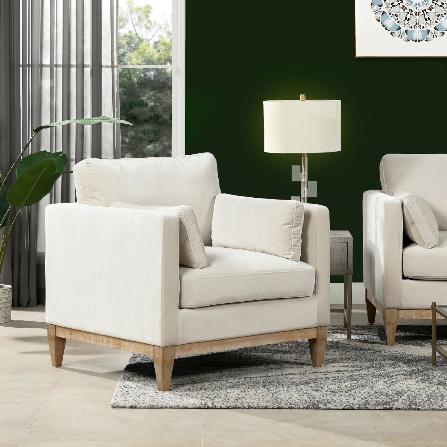 Knox - Modern Farmhouse Arm Chair Jennifer Taylor Home