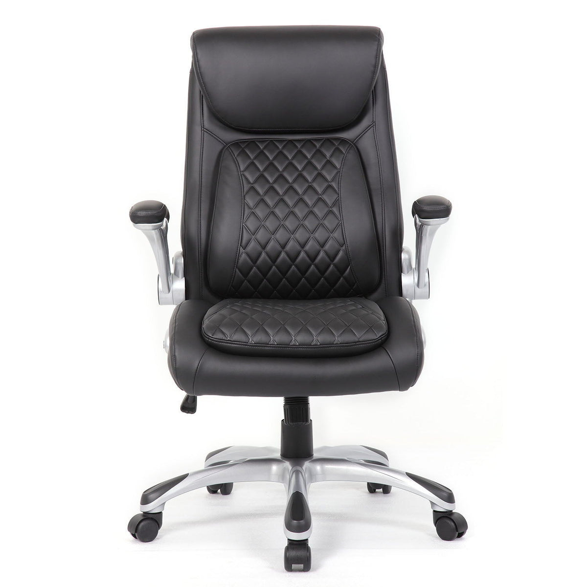 High Back Ergonomic Executive Office Chair, Adjustable Height And Lumbar Support For Home & Office - Black Home Essentials
