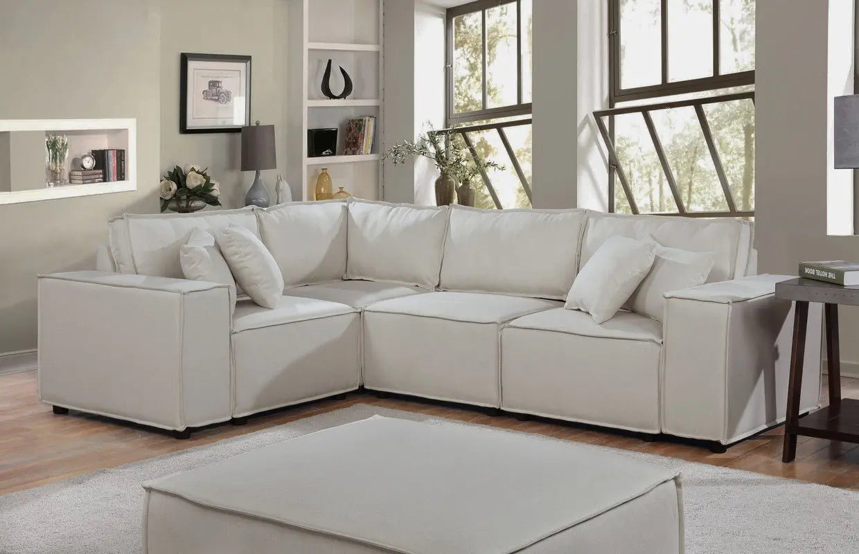 Melrose - Modular Sectional Sofa With Ottoman Lilola Home