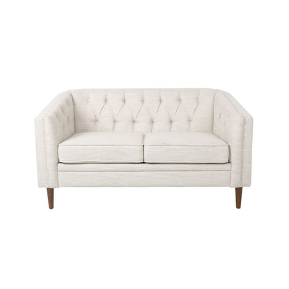 Sophisticated Loveseat With Diamond Stitched Detailing Noble House