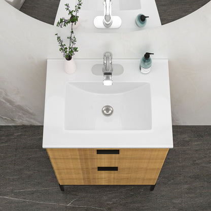 Premium Rectangular Vanity Top With Single Faucet Hole And Overflow Daily Nest