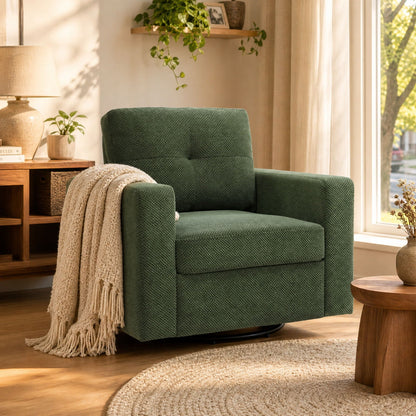 360 Degree Rotation Single Sofa Chair For Living Room Home Essentials