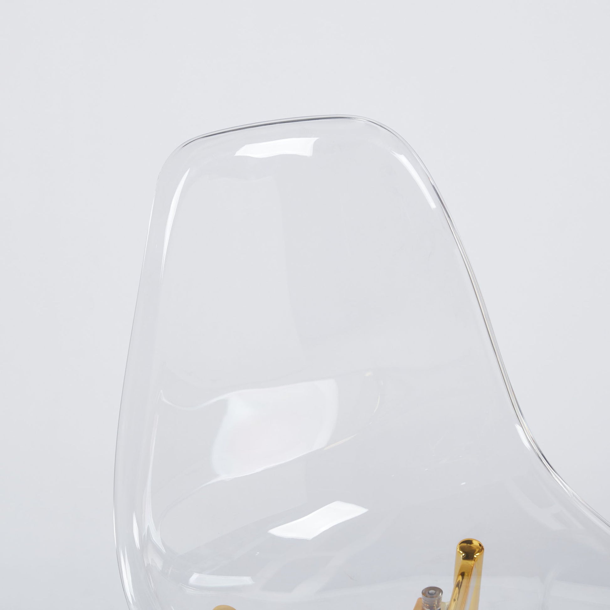 Transparent Plastic Seat Dining Chair (Set of 4) Home Essentials