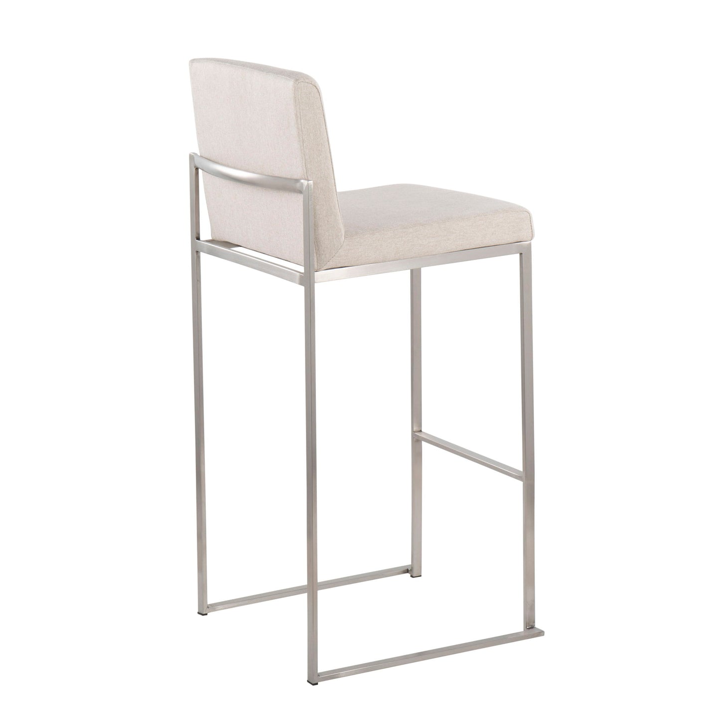 Fuji - Contemporary And Modern Elegance High Back Barstool Lumi Source