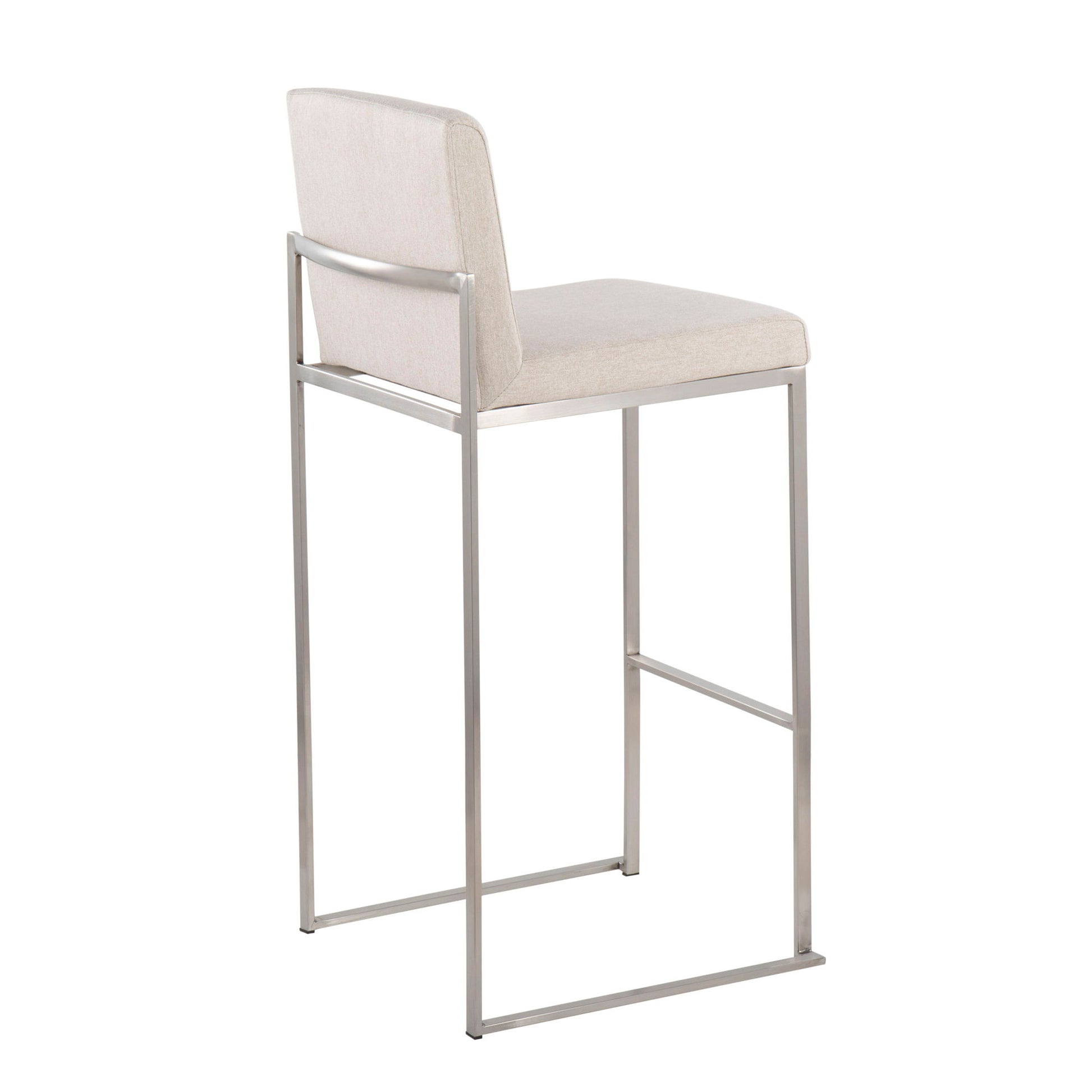 Fuji - Contemporary And Modern Elegance High Back Barstool Lumi Source