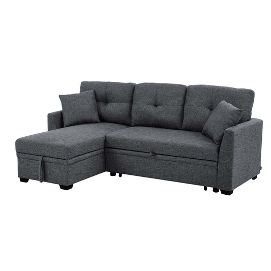 Upholstered Sectional & Pull Out Bed And Chaise Storage Home Essentials