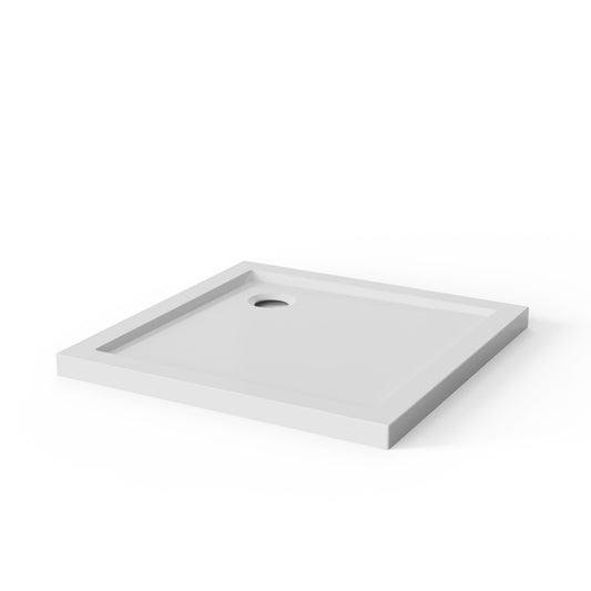 In Corner Drain Shower Base Daily Nest