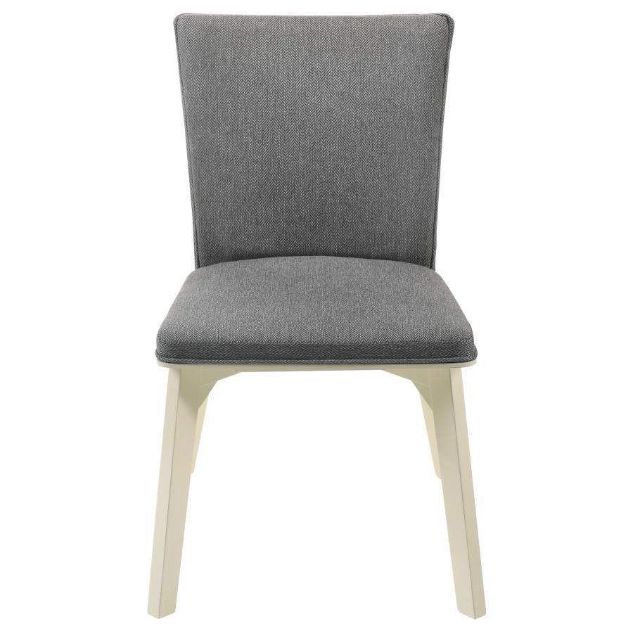 Biloxi - Upholstered Dining Side Chair (Set of 2) - Gray Coaster Fine Furniture
