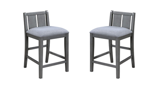 Graham - 20" Upholstered Seat Counter Height Chair (Set of 2) Lilola Home