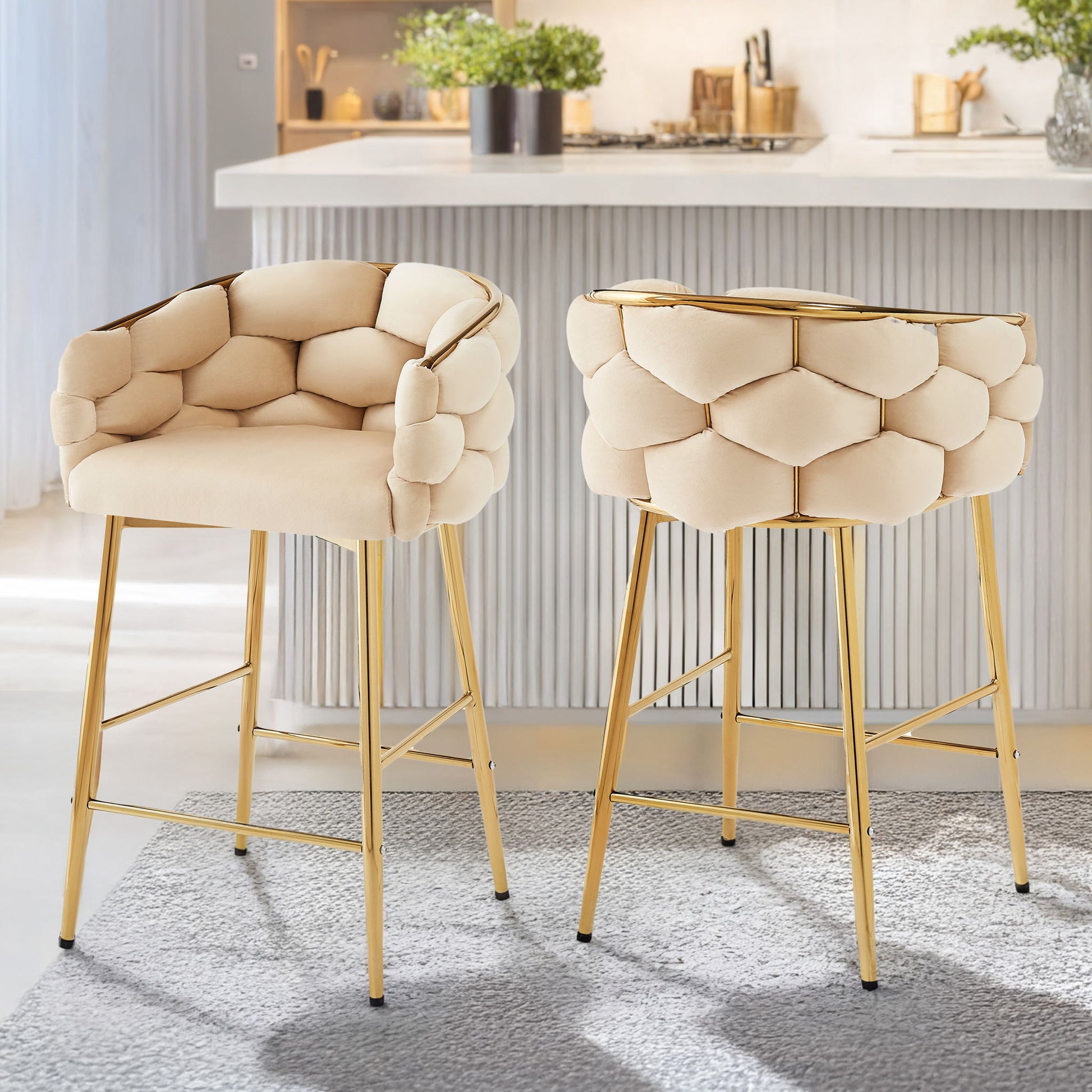 Modern Counter Stools (Set of 2) Noble House