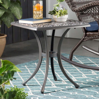 End Table - Gunmetal Home Essentials