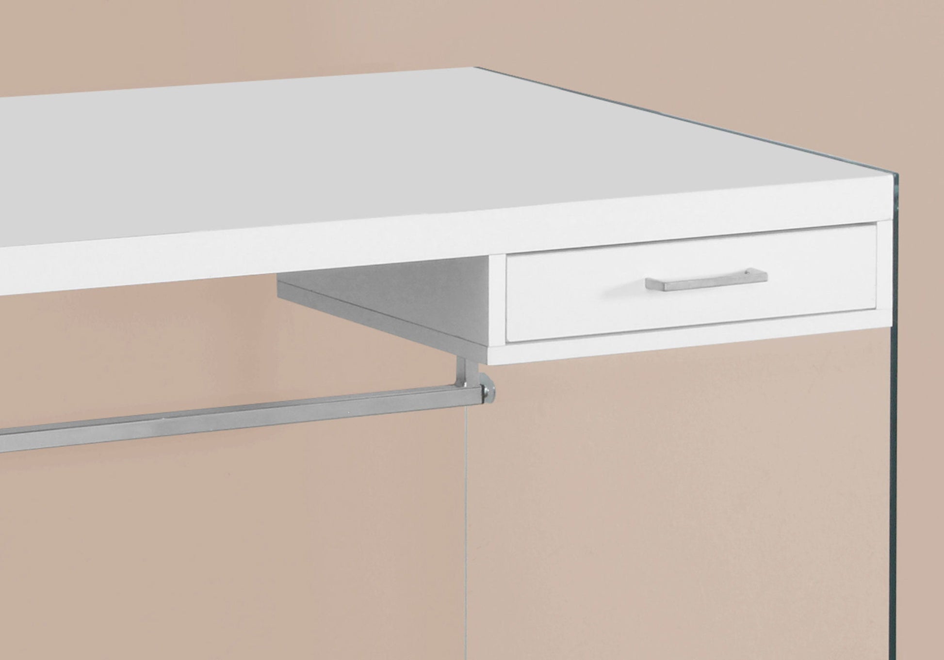 Contemporary Design Computer Desk For Home Office, Storage Drawers 8th Street