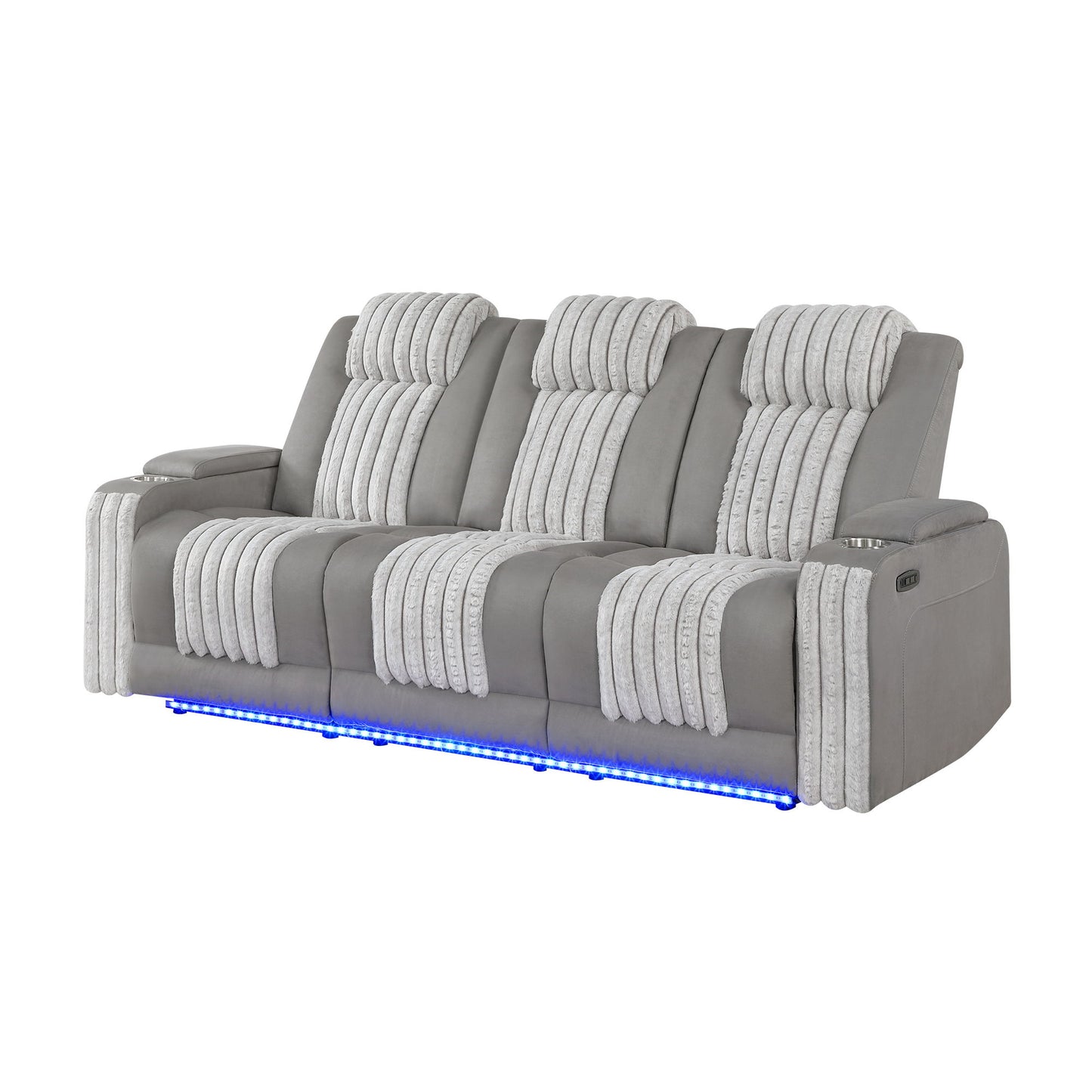 Duran - Power Reclining Sofa With Power Headrest Global Furniture USA