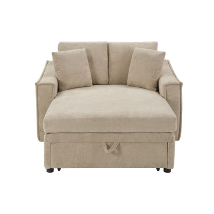 Modern Chaise Sofa With Hidden Storage For Living Room Hearth and Haven