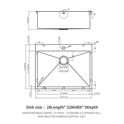 Stainless Steel Drop In Kitchen Sink, Topmount Daily Nest