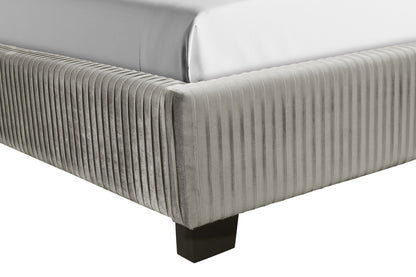 Upholstered Bed, Space-Saving Design Bernards Furniture