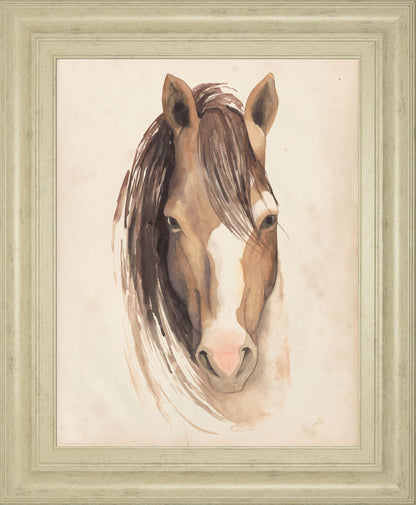 Watercolor Animal Study - Wall Art - Dark Brown