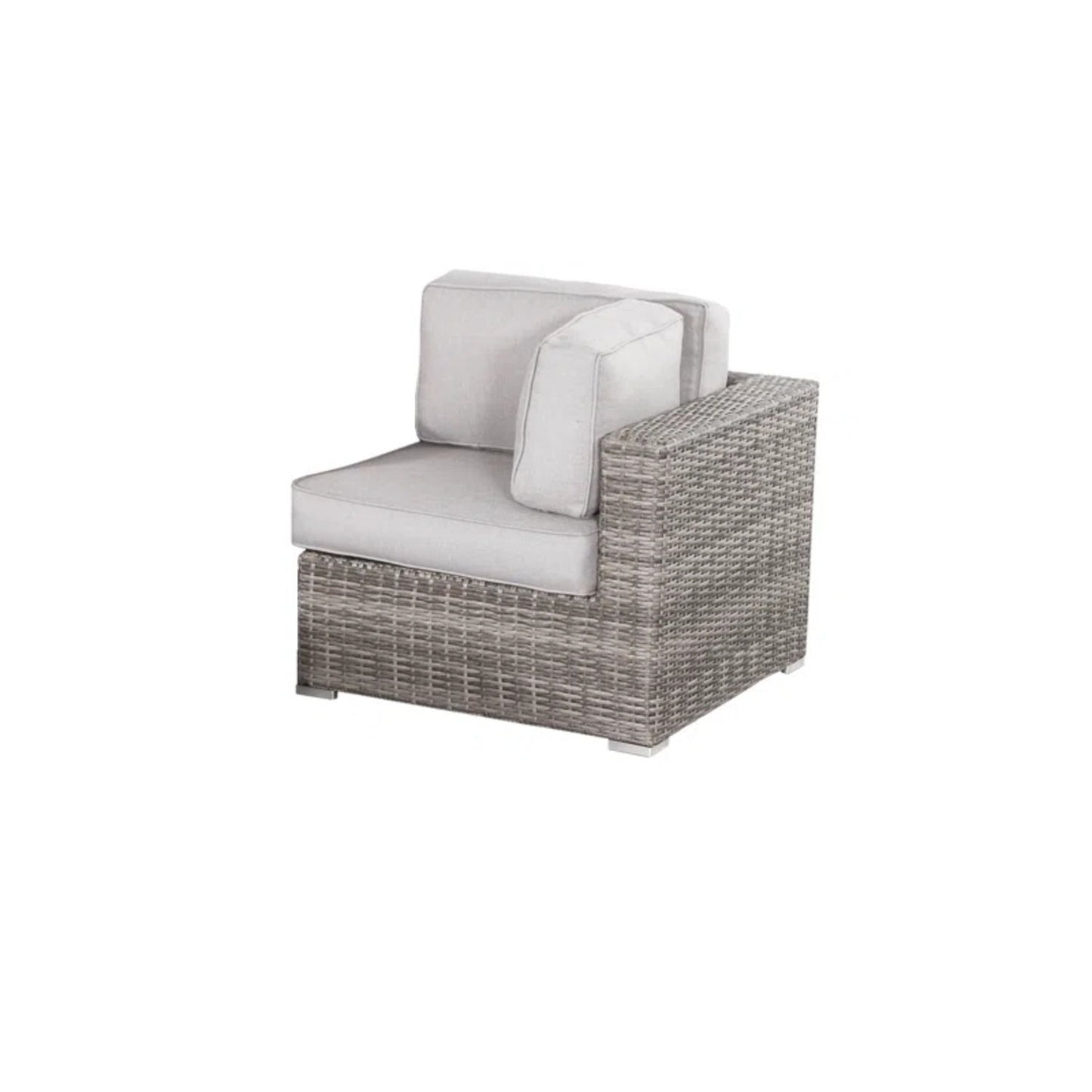 Minnesota - 9 Piece Sectional Sofa Set With Cushions - Gray Mix LSI Patio Furniture