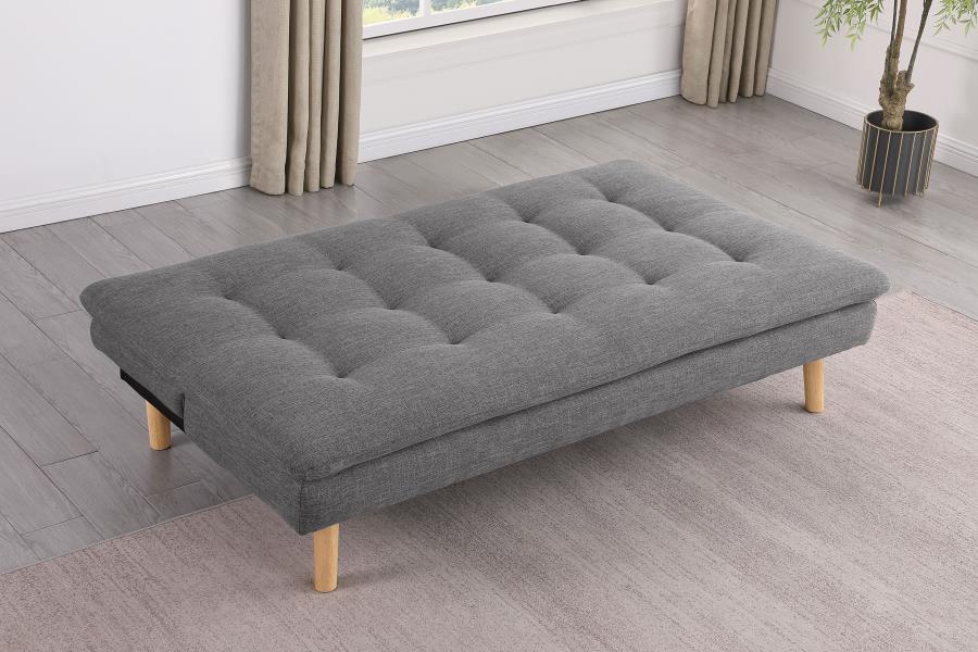 Scout - Upholstered Tufted Convertible Sofa Bed - Gray Coaster Fine Furniture