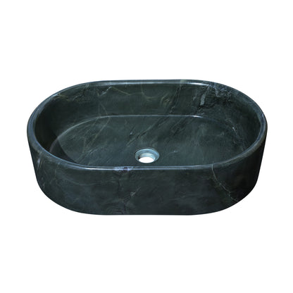 Bathroom Vessel Sink, Semi Polished Surface Daily Nest