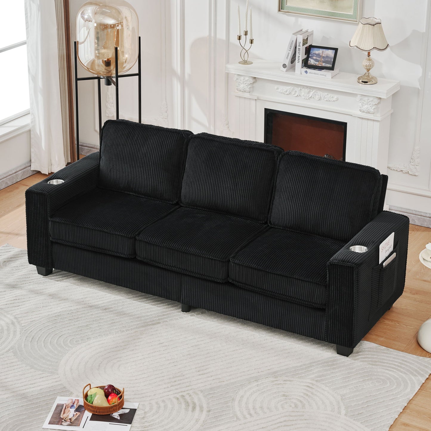 3 Seater Compact Sofa For Living Room Home Essentials