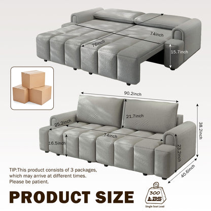 4 Seater Modern Couch With Seats Storage Home Essentials