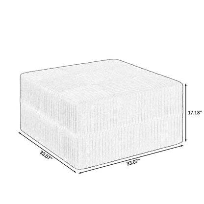 Modern Minimalist Ottoman Sofa Compressed Sectional Couch Sleeper Home Essentials