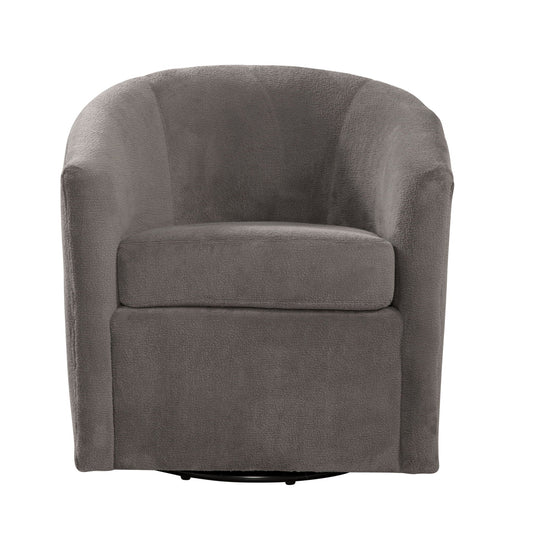 Oaklynn - Barrel Style Swivel Accent Chair Home Essentials