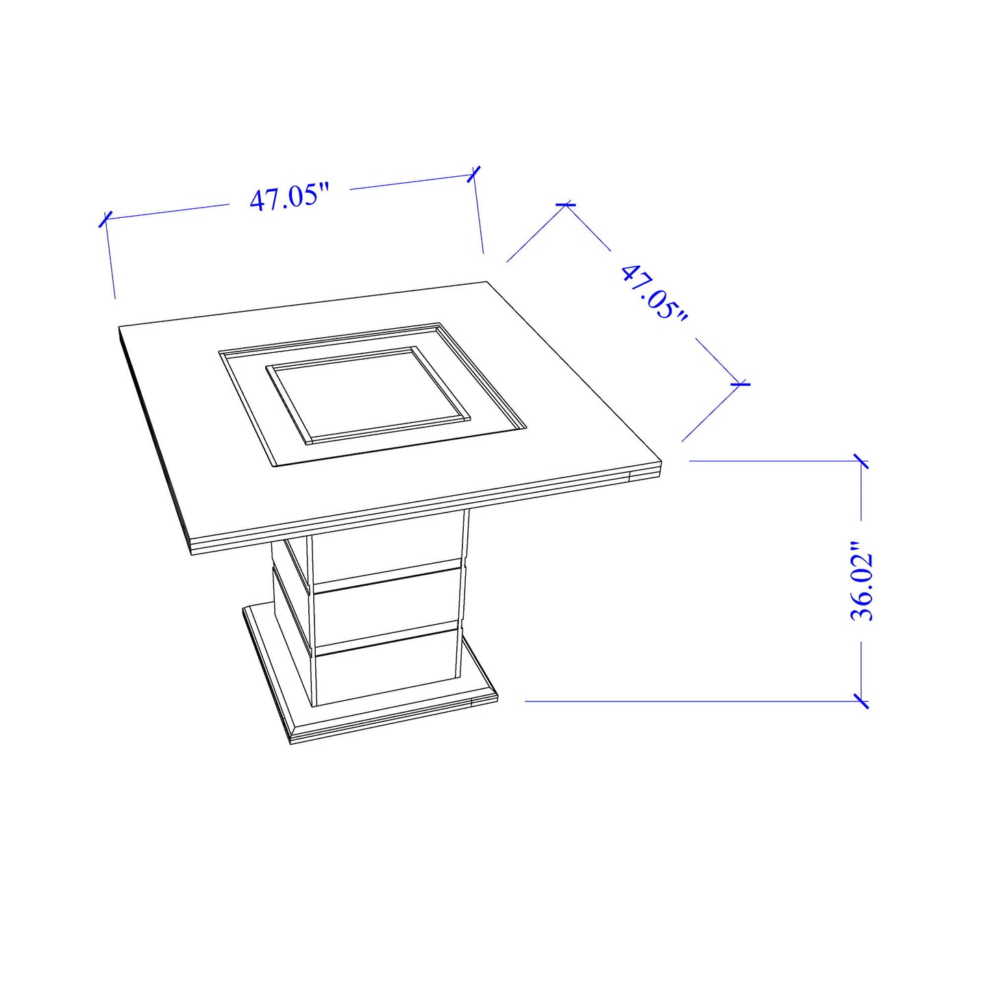 Ariya - 5 Pieces Bar Table And Bar Stool Set Global Furniture USA