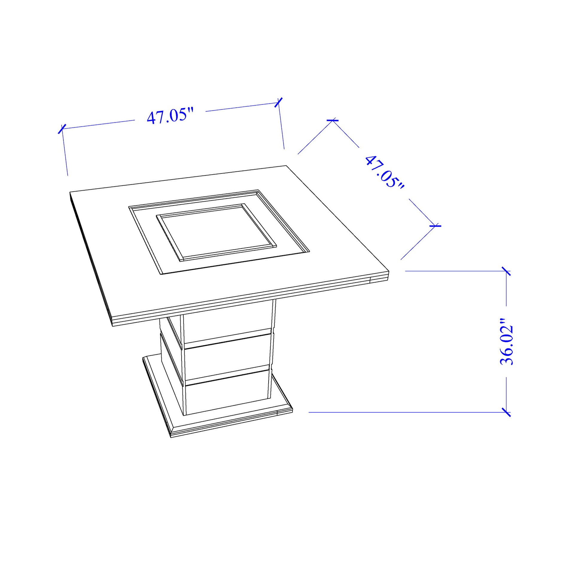Ariya - 5 Pieces Bar Table And Bar Stool Set Global Furniture USA