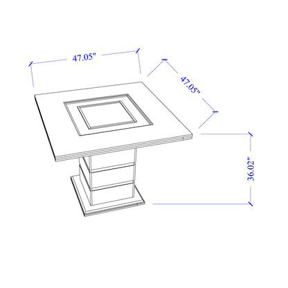 Ariya - 5 Pieces Bar Table And Bar Stool Set Global Furniture USA