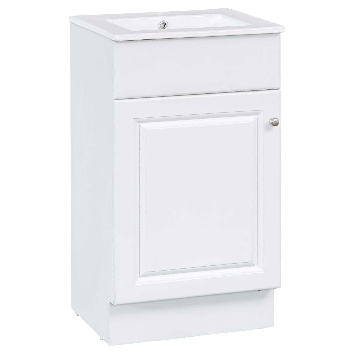 Bathroom Vanity With Sink, Cabinet With Adjustable Shelf Noble House