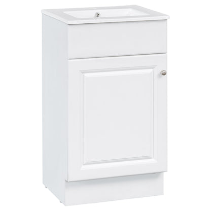 Bathroom Vanity With Sink, Cabinet With Adjustable Shelf Noble House