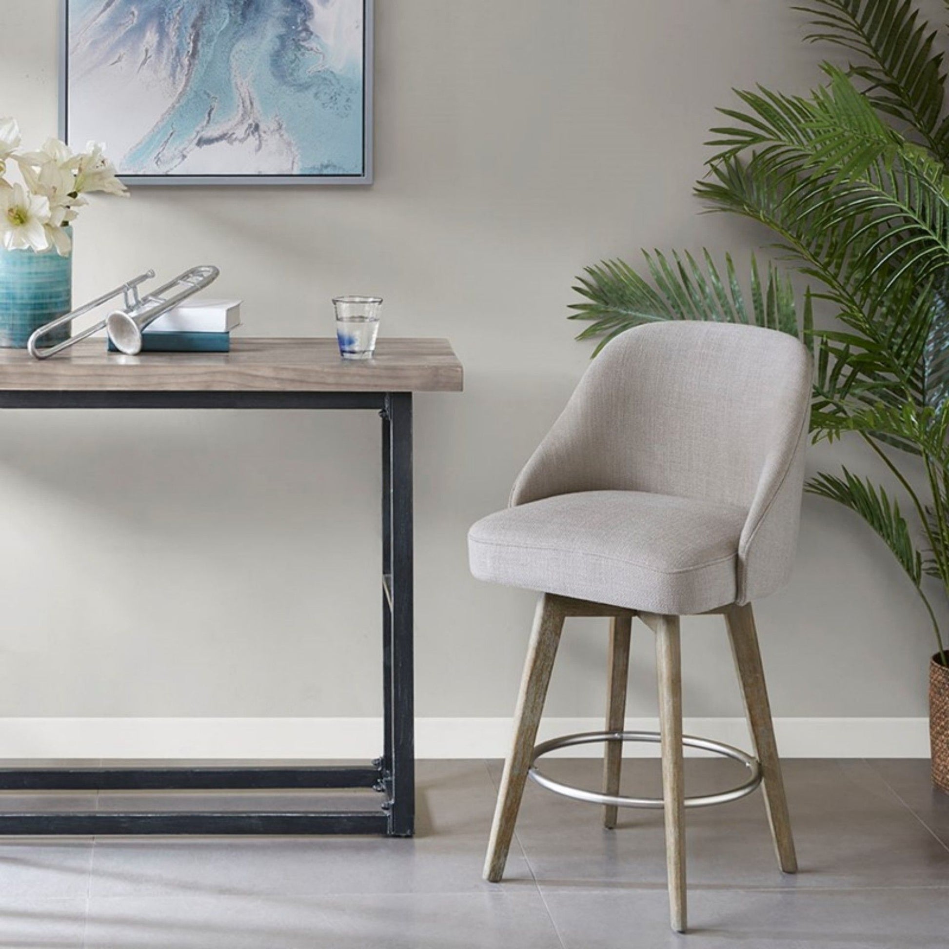 Counter Stool With Swivel Seat JLA