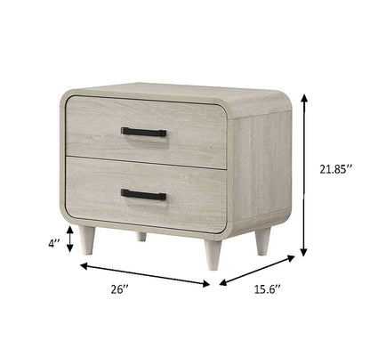 Nyomi - Night Stand - White Crown Mark