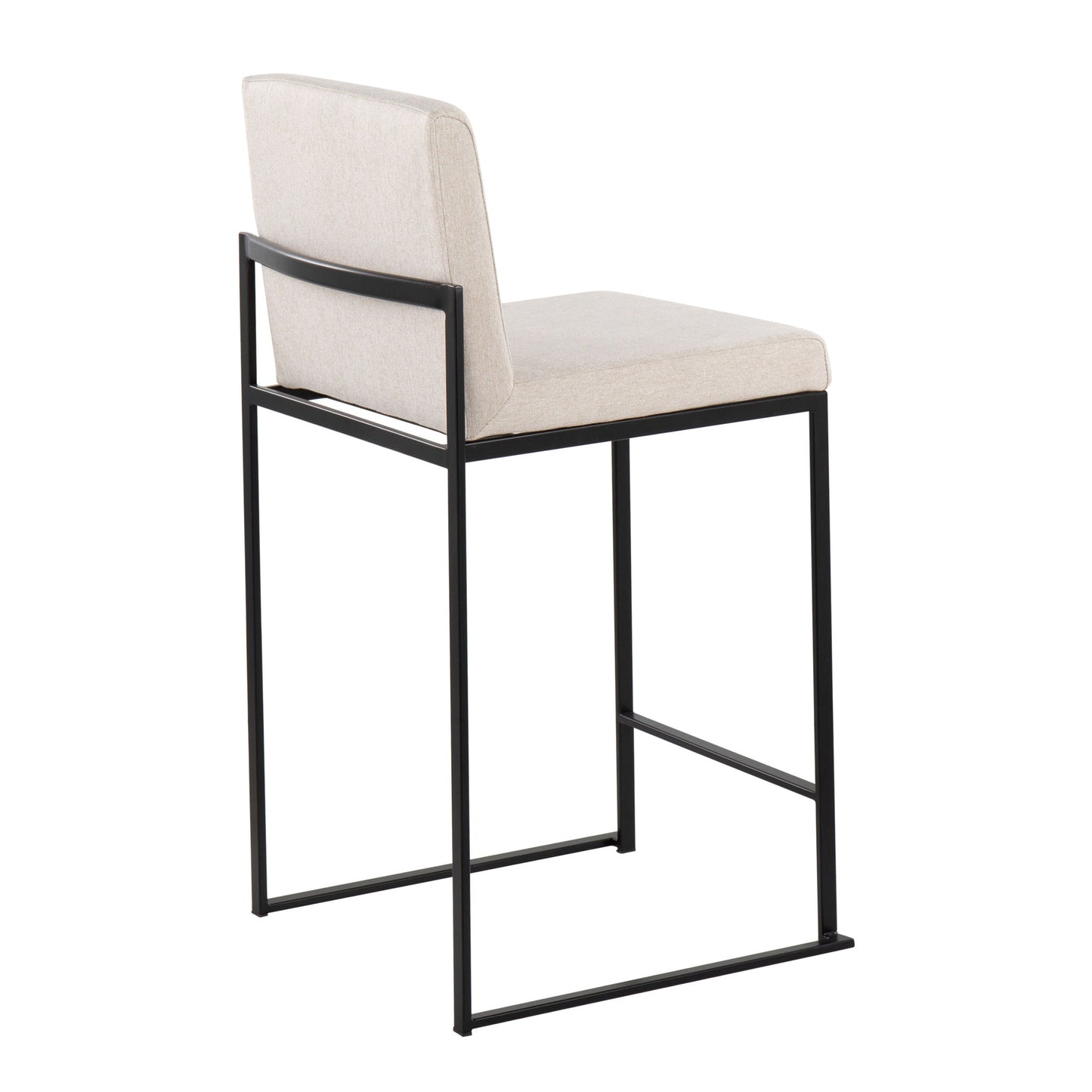 Fuji - Contemporary Modern Elegance, High Back Counter Stool Lumi Source