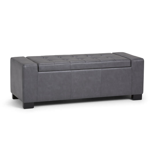Laredo - Contemporary Large Storage Ottoman Simpli-Home