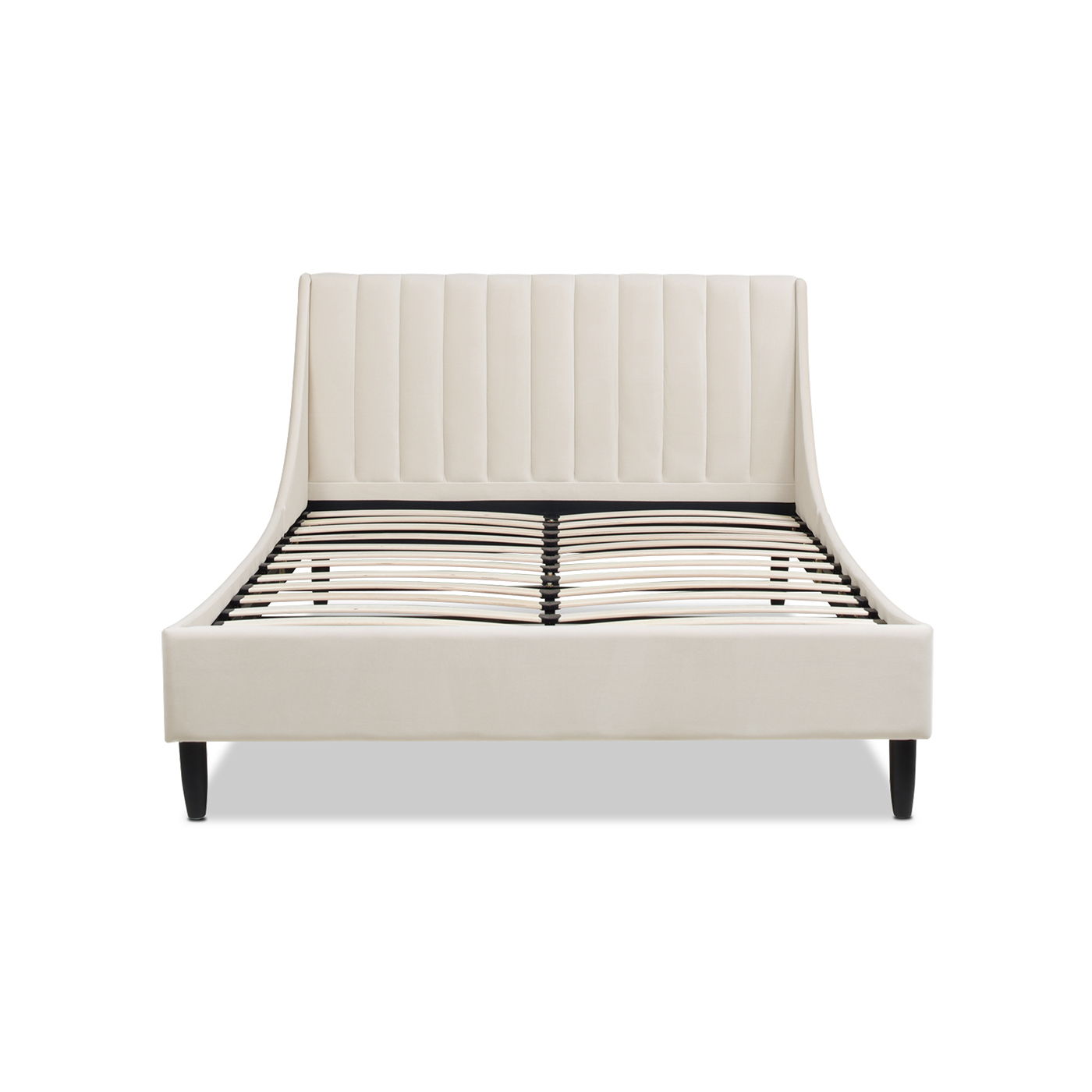 Aspen - Vertical Tufted Modern Headboard Platform Bed Set Jennifer Taylor Home