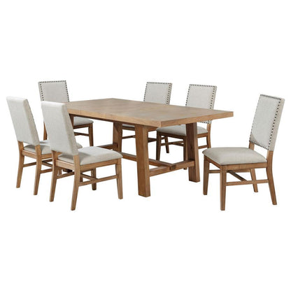 Middleton - Extension Leaf Dining Set With Upholstered Chairs Coaster Fine Furniture